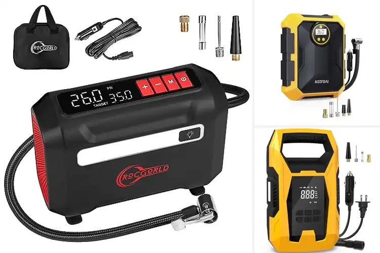 Detailed view of 10 Best 12V DC Tire Inflators for Quick Roadside Fixes