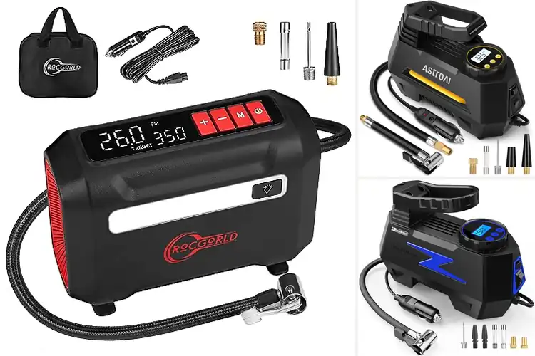 Detailed view of 10 Best 12V Tire Pumps That Save You Time & Money