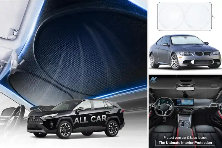 Detailed view of 10 Best 64×32 Windshield Sunshades for Cool Rides