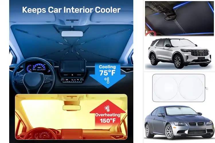 Detailed view of 10 Best Automotive Sunshades to Keep Cars Cool