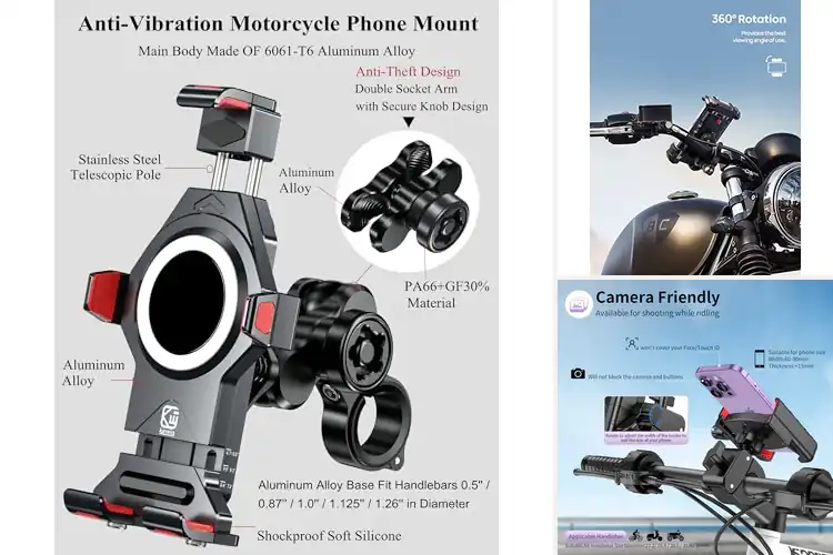 Detailed view of 10 Best Bike Phone Holders for Secure, Smooth Rides