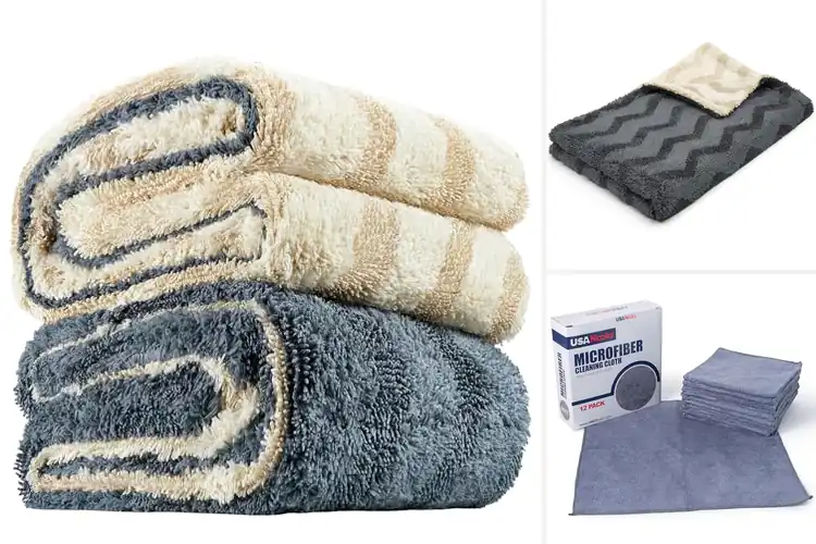 Detailed view of 10 Best Car Cleaning Rags for a Showroom Shine