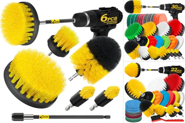 Detailed view of Best Drill Brush Scrub Brushes