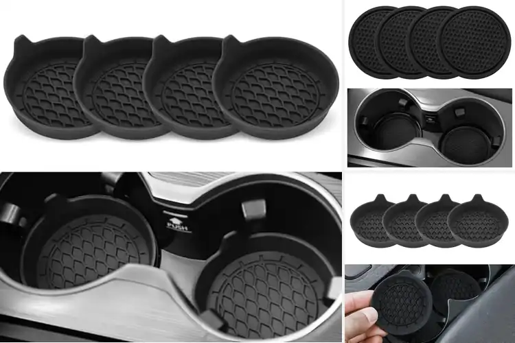 Detailed view of 10 Best Durable Car Cup Holder Coasters That Keep Cars Clean