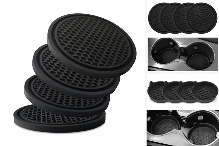 Detailed view of 10 Best Easy Clean Car Cup Holder Coasters Effortless