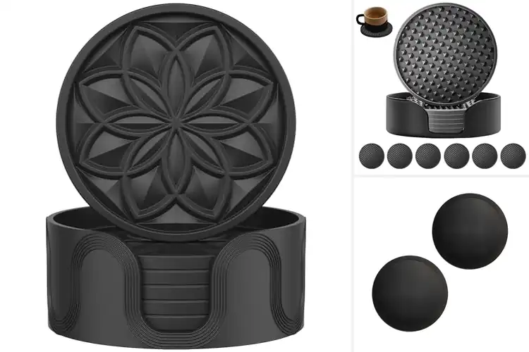 Detailed view of Best Environmentally Friendly Silicone Coasters