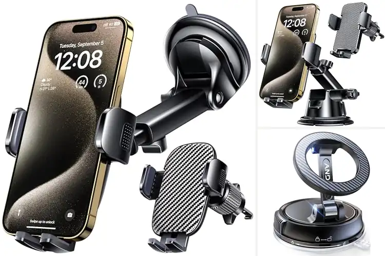 Detailed view of 10 Best Hands Free Car Phone Mounts for Safe, Easy Access
