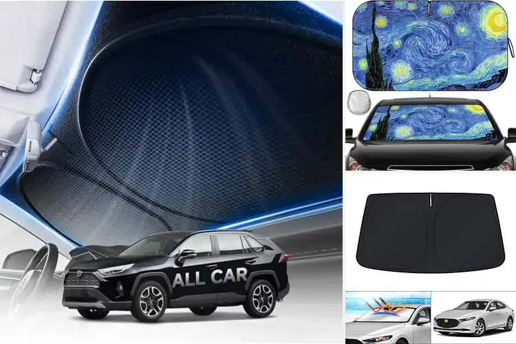 Detailed view of 10 Best Hatchback Windshield Sunshades for Cool Rides