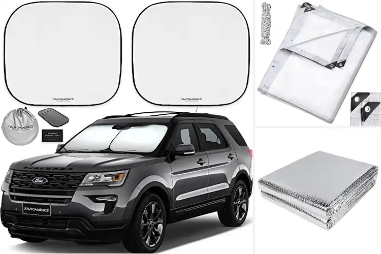 Detailed view of 10 Best Heat Reflecting Sunshades to Keep Cars Cool