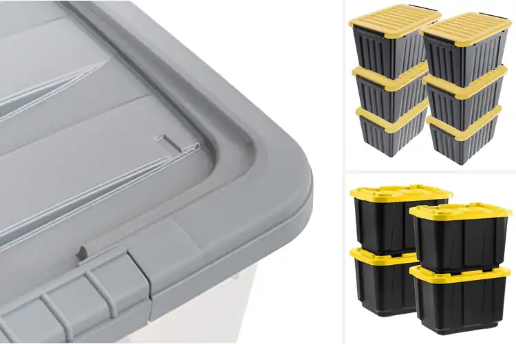 Detailed view of 10 Best Plastic Storage Boxes for Easy Home Organization