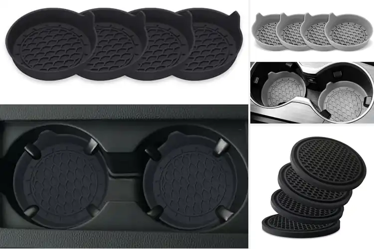 Detailed view of 10 Best Protective Car Cup Holder Coaster Sets You’ll Love