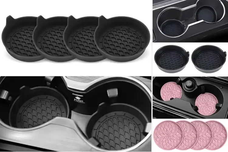 Detailed view of 10 Best Silicone Car Cup Holder Coasters That Actually Work