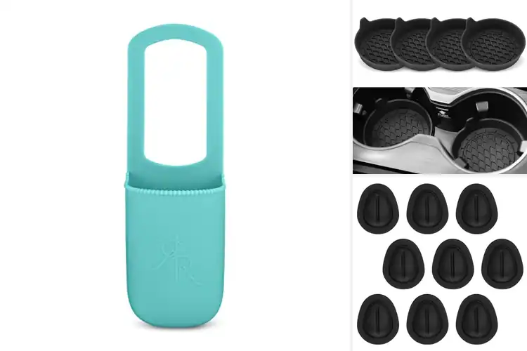 Detailed view of 10 Best Silicone Cup Holder Inserts for Spill-Free Rides