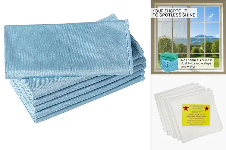 Detailed view of 10 Best Streak-Free Glass Towels for Crystal Clarity