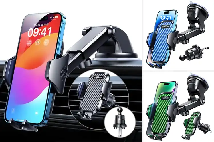 Detailed view of 10 Best Truck Phone Holders for Bumpy Road Stability