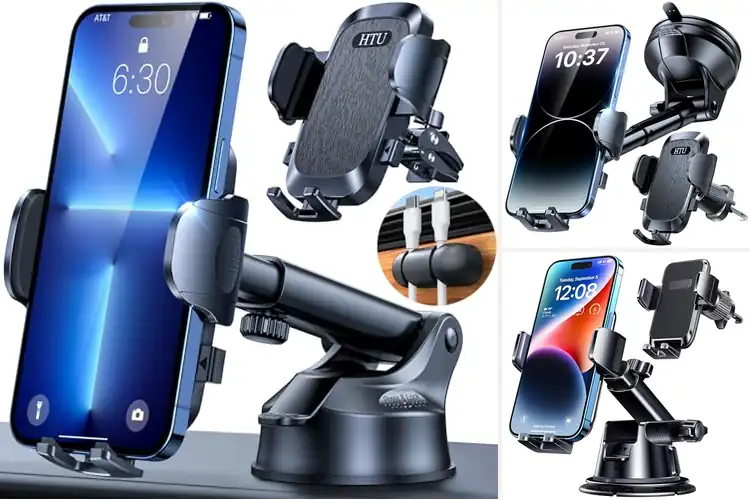 Detailed view of 10 Best Windshield Phone Holders for Safe Driving